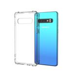 Transparent Shockproof  TPU Case for Galaxy S10(Transparent)