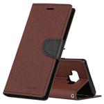 GOOSPERY FANCY DIARY Horizontal Flip Leather Case for Galaxy Note 9, with Holder & Card Slots & Wallet(Coffee)