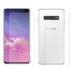 ENKAY Hat-Prince 0.1mm 3D Full Screen Protector Explosion-proof Hydrogel Film Front + Back for   Galaxy S10+, TPU+TPE+PET Material (Transparent)