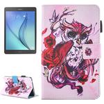 For Galaxy Tab A 7.0 (2016) / T280 Lovely Cartoon Butterfly Owl Pattern Horizontal Flip Leather Case with Holder & Card Slots & Pen Slot