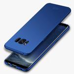 MOFI For Galaxy S8 Frosted PC Ultra-thin Edge Fully Wrapped Up Protective Case Back Cover(Blue)