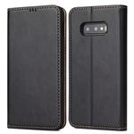 Horizontal Flip PU Leather Case for Galaxy S10e, with Holder & Card Slot & Wallet(Black)