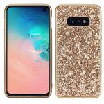 Glitter Powder Shockproof TPU Protective Case for Galaxy S10 (Gold)