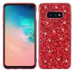 Glitter Powder Shockproof TPU Protective Case for Galaxy S10 (Red)