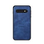 PINWUYO Shockproof Waterproof Full Coverage PC + TPU + Skin Protective Case for Galaxy S10 Plus(Blue)