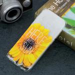 Sunflower Pattern Transparent TPU Protective Case for Galaxy S10