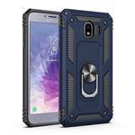 Sergeant Armor Shockproof TPU + PC Protective Case for Galaxy J4 2018, with 360 Degree Rotation Holder (Blue)