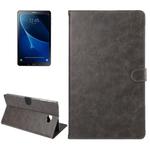 ENKAY for Galaxy Tab A 10.1 (2016) / T580 Crazy Horse Texture Horizontal Flip Leather Protective Case with Holder & Card Slots & Sleep / Wake-up Function(Grey)