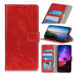 Retro Crazy Horse Texture Horizontal Flip Leather Case for Galaxy A20e, with Holder & Card Slots & Wallet & Photo Frame (Red)