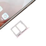 For Galaxy C7 Pro / C7010 & C5 Pro / C5010 SIM Card Tray + SIM / Micro SD Card Tray (Rose Gold)