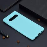 Candy Color TPU Case for Samsung Galaxy S10(Baby Blue)