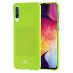 GOOSPERY PEARL JELLY TPU Anti-fall and Scratch Case for Galaxy A50 (Green)