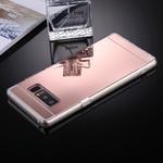 For Galaxy Note 8 Acrylic + TPU Electroplating Mirror Protective Back Cover Case(Rose Gold)
