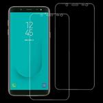 2 PCS 0.26mm 9H 2.5D Tempered Glass Film for Galaxy J6 (2018)