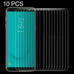 10 PCS 0.26mm 9H 2.5D Tempered Glass Film for Galaxy J6 (2018)