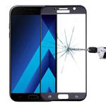 For Galaxy A7 (2017) / A720 0.26mm 9H Surface Hardness Explosion-proof Silk-screen Tempered Glass Curved Full Screen Film (Black)