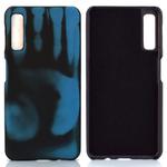 Paste Skin + PC Thermal Sensor Discoloration Case for Galaxy A7 (2018)(Blue)