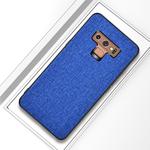 Shockproof Cloth Texture PC+ TPU Protective Case for Galaxy Note9 (Dark Blue)