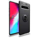 Lenuo Shockproof TPU Case for Galaxy S10 5G, with Invisible Holder (Black)