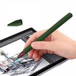 Stylus Pen Silica Gel Protective Case for Microsoft Surface Pro 5 / 6 (Army Green)