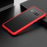 Shockproof  Frosted PC+ TPU Case for Galaxy S10+ (Red)