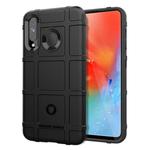 Shockproof Protector Cover Full Coverage Silicone Case for Galaxy A60 (Black)