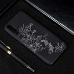 Lotus Pond Painted Pattern Soft TPU Case for Galaxy A70