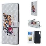 Tiger Pattern 3D Horizontal Flip Leather Case for Galaxy A70, with Holder & Card Slots & Photo Frame & Wallet