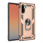 Armor Shockproof TPU + PC Protective Case for Galaxy Note10 / Note10 5G , with 360 Degree Rotation Holder(Gold)
