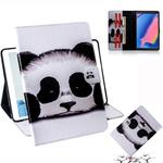 Panda Pattern Horizontal Flip Leather Case for Galaxy Tab A 8 (2019) / P200 / P205, with Holder & Card Slot & Wallet