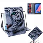 Tiger Pattern Horizontal Flip Leather Case for Galaxy Tab A 8 (2019) / P200 / P205, with Holder & Card Slot & Wallet
