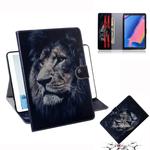 Lion Pattern Horizontal Flip Leather Case for Galaxy Tab A 8 (2019) / P200 / P205, with Holder & Card Slot & Wallet