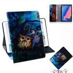Oil Owl Pattern Horizontal Flip Leather Case for Galaxy Tab A 8 (2019) / P200 / P205, with Holder & Card Slot & Wallet