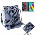 Tiger Pattern Horizontal Flip Leather Case for Galaxy Tab S5E T720 / T725, with Holder & Card Slot & Wallet