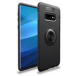 lenuo Shockproof TPU Protective Case for Galaxy S10 E, with Invisible Holder(Black)