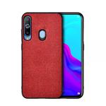 Shockproof Cloth Texture PC+ TPU Protective Case for Galaxy A50 (Red)