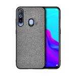 Shockproof Cloth Texture PC+ TPU Protective Case for Galaxy A60 (Grey)