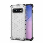 Honeycomb Shockproof PC + TPU Case for Galaxy S10 (Transparent)