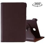 Litchi Texture Rotating ClassicBusiness Horizontal Flip Leather Case for Galaxy Tab A 8.0 T387, with Holder(Brown)
