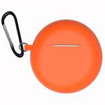 For Huawei FreeBuds 3 Silicone Wireless Bluetooth Earphone Protective Case Storage Box(Orange)