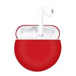 For Huawei FreeBuds 3 Split Style Liquid Silicone Wireless Earphone Protective Case Storage Box(Red)