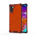 Shockproof Honeycomb PC + TPU Case for Galaxy Note 10 (Red)