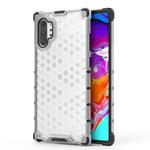 Shockproof Honeycomb PC + TPU Case for Galaxy Note 10+ (Transparent)