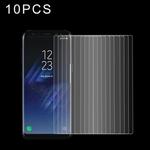 10 PCS for Galaxy S8 0.26mm 9H Surface Hardness Explosion-proof Non-full Screen Tempered Glass Screen Film