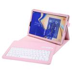 SA830 Bluetooth 3.0 Litchi Texture Detachable Bluetooth Keyboard Leather Tablet Case for Samsung Galaxy Tab S4 10.5 inch T830 / T835, with Holder (Pink)