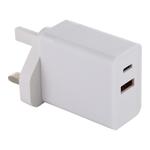 24W PD + QC3.0 Fast Charger Power Adapter Plug Adapter UK Plug