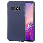 GOOSPERY SOFT FEELING Liquid TPU Drop-proof Soft Case for Galaxy S10e(Navy Blue)