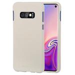 GOOSPERY SOFT FEELING Liquid TPU Drop-proof Soft Case for Galaxy S10e(Beige)