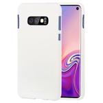 GOOSPERY SOFT FEELING Liquid TPU Drop-proof Soft Case for Galaxy S10e(White)