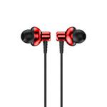 TOTUDESIGN EAUA-028 Bole Series Metal Wired Earphone (Red)